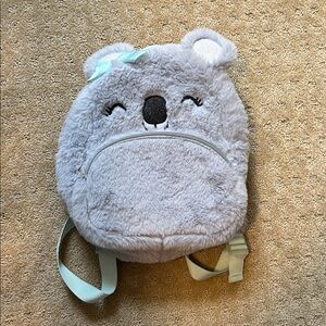 Claire's Soft Gray Koala Backpack